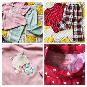 2 sets of girls 3T winter pajamas